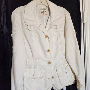Gap casual ecru blazer, size M, NWOT